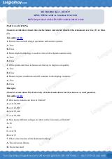 Đề thi học kì 2 Tiếng Anh 11 Global Success - Đề số 7